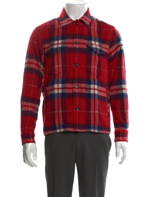 Corridor Merino Wool Plaid Print Shirt