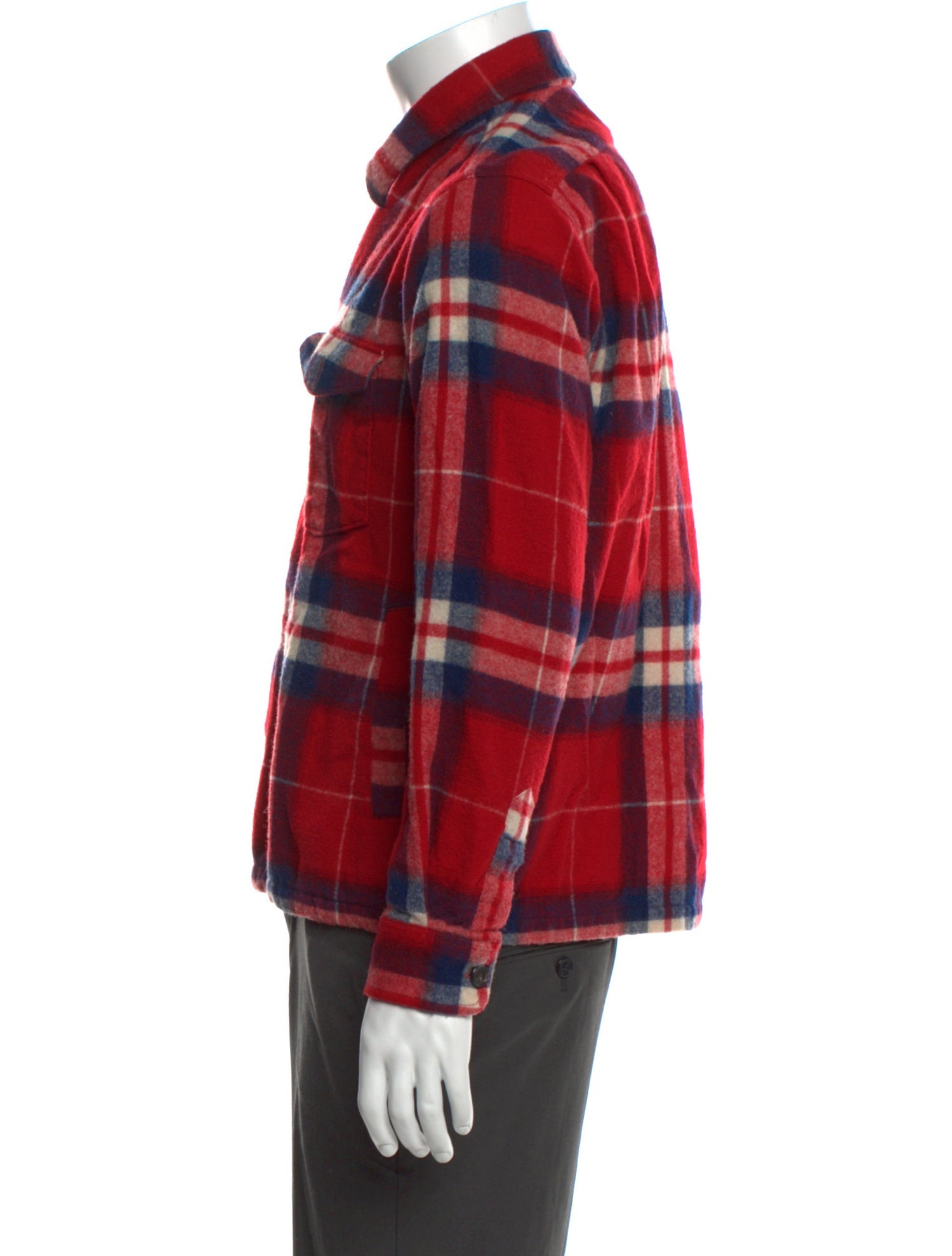 Corridor Merino Wool Plaid Print Shirt