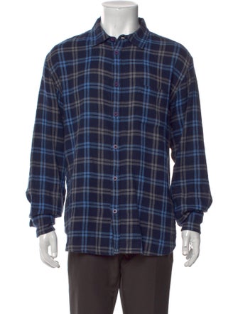 Corridor Plaid Print Long Sleeve Shirt