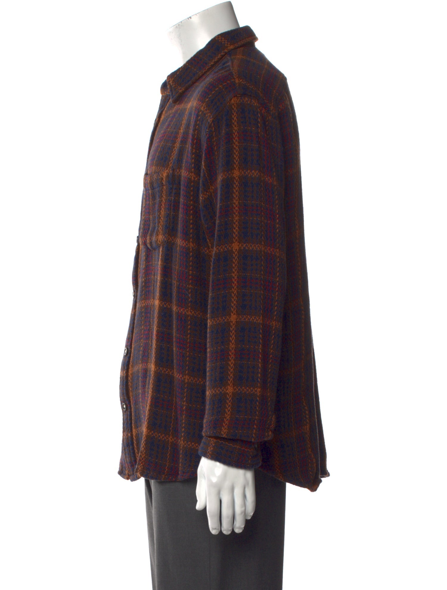 Corridor Plaid Print Long Sleeve Shirt