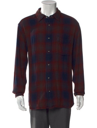 Corridor Plaid Print Long Sleeve Shirt