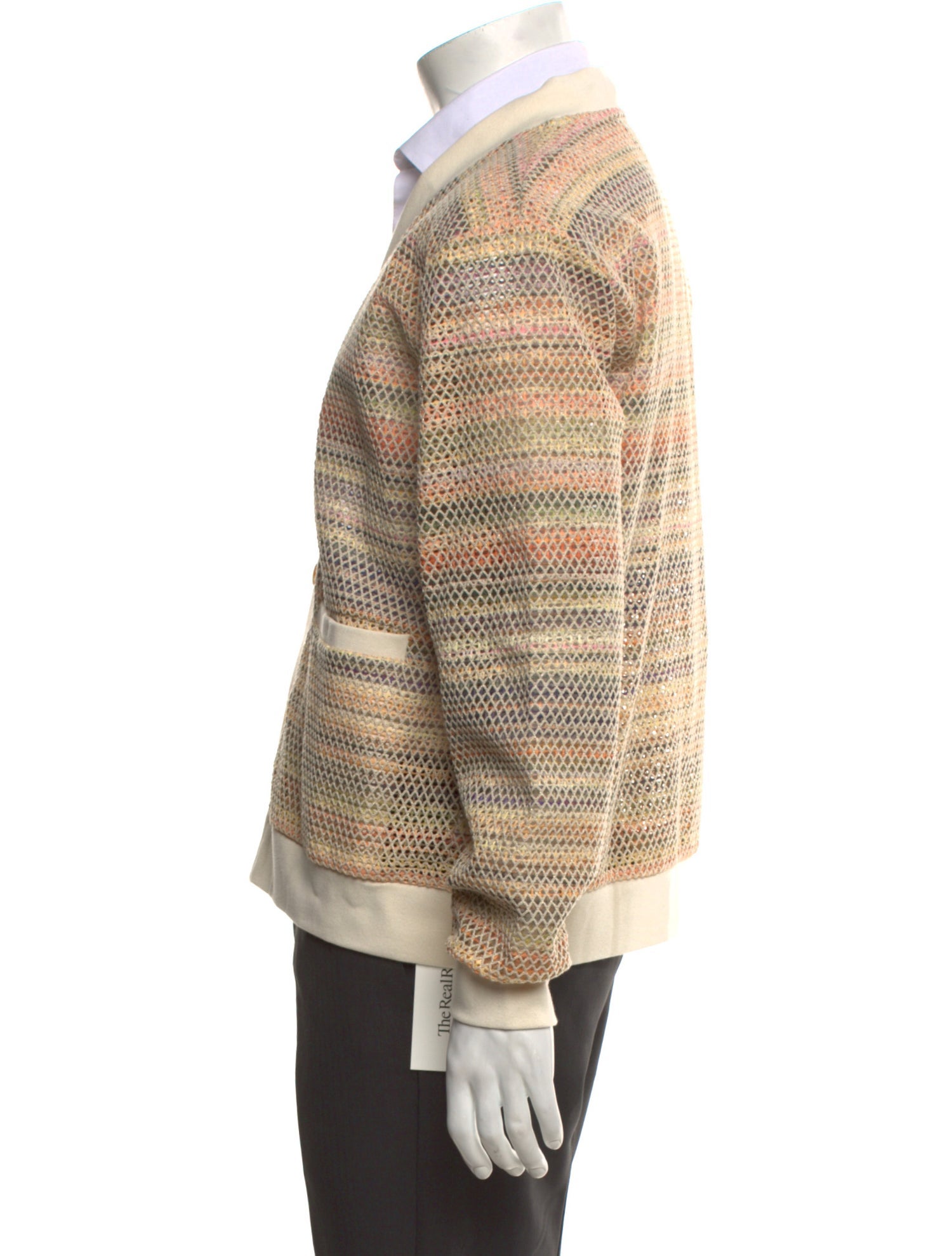 Corridor Striped V-Neck Cardigan w/ Tags