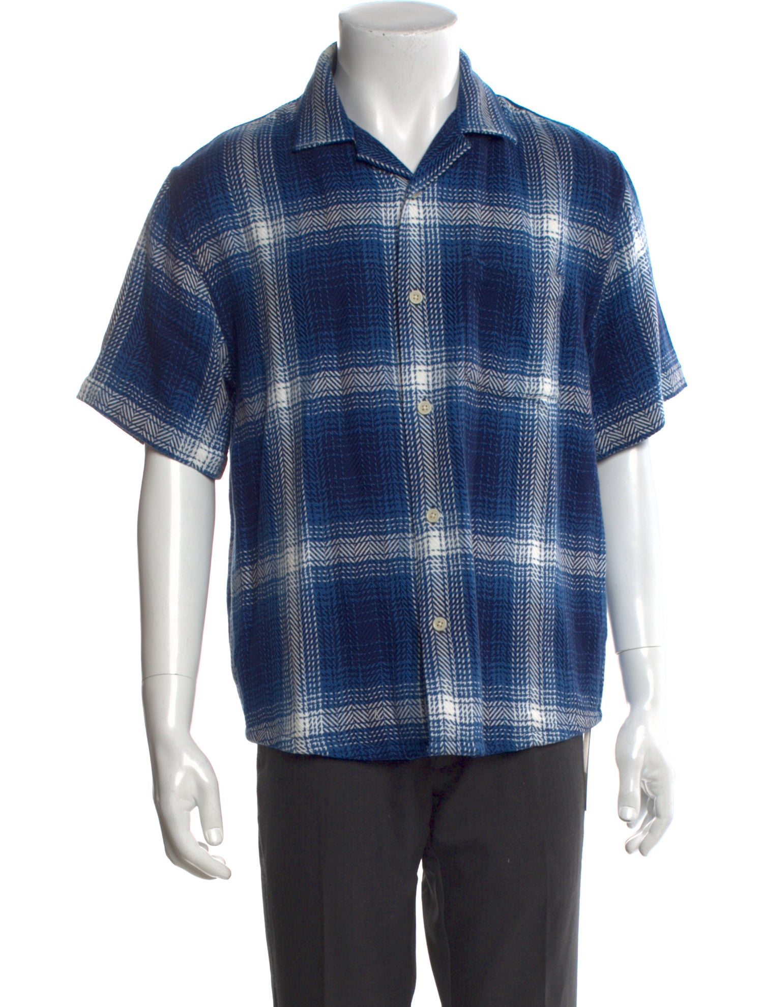 Corridor Plaid Print Short Sleeve Shirt