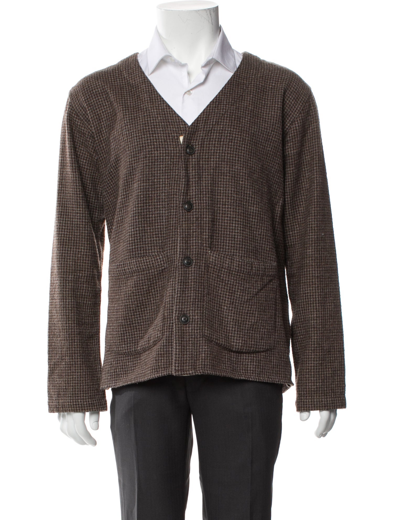 Corridor Houndstooth Print Coat