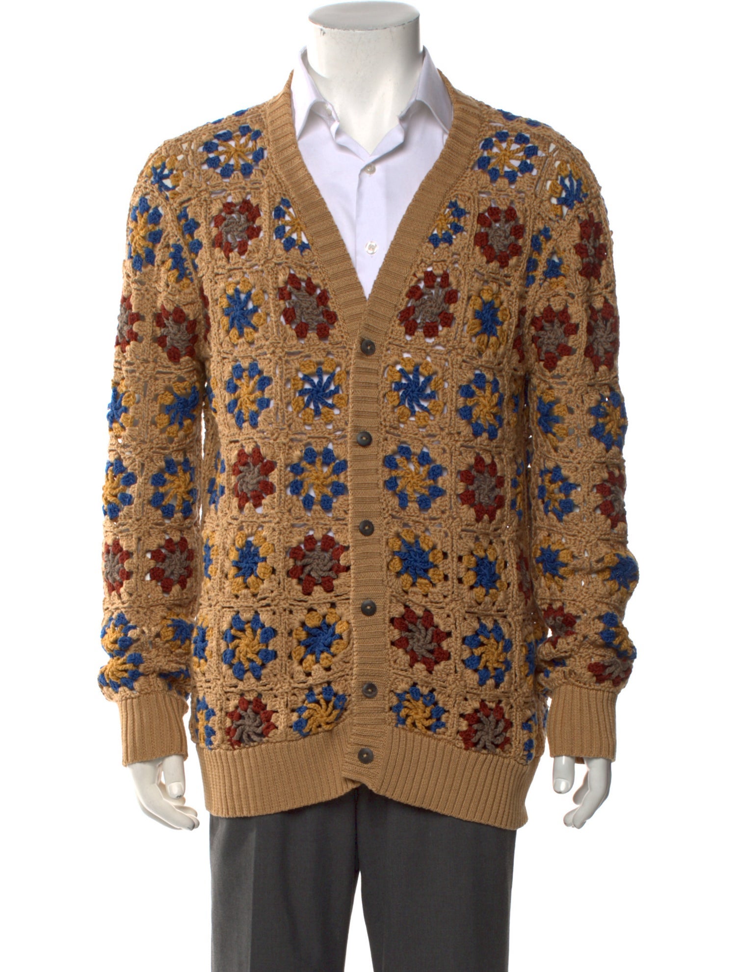 Corridor Printed V-Neck Cardigan