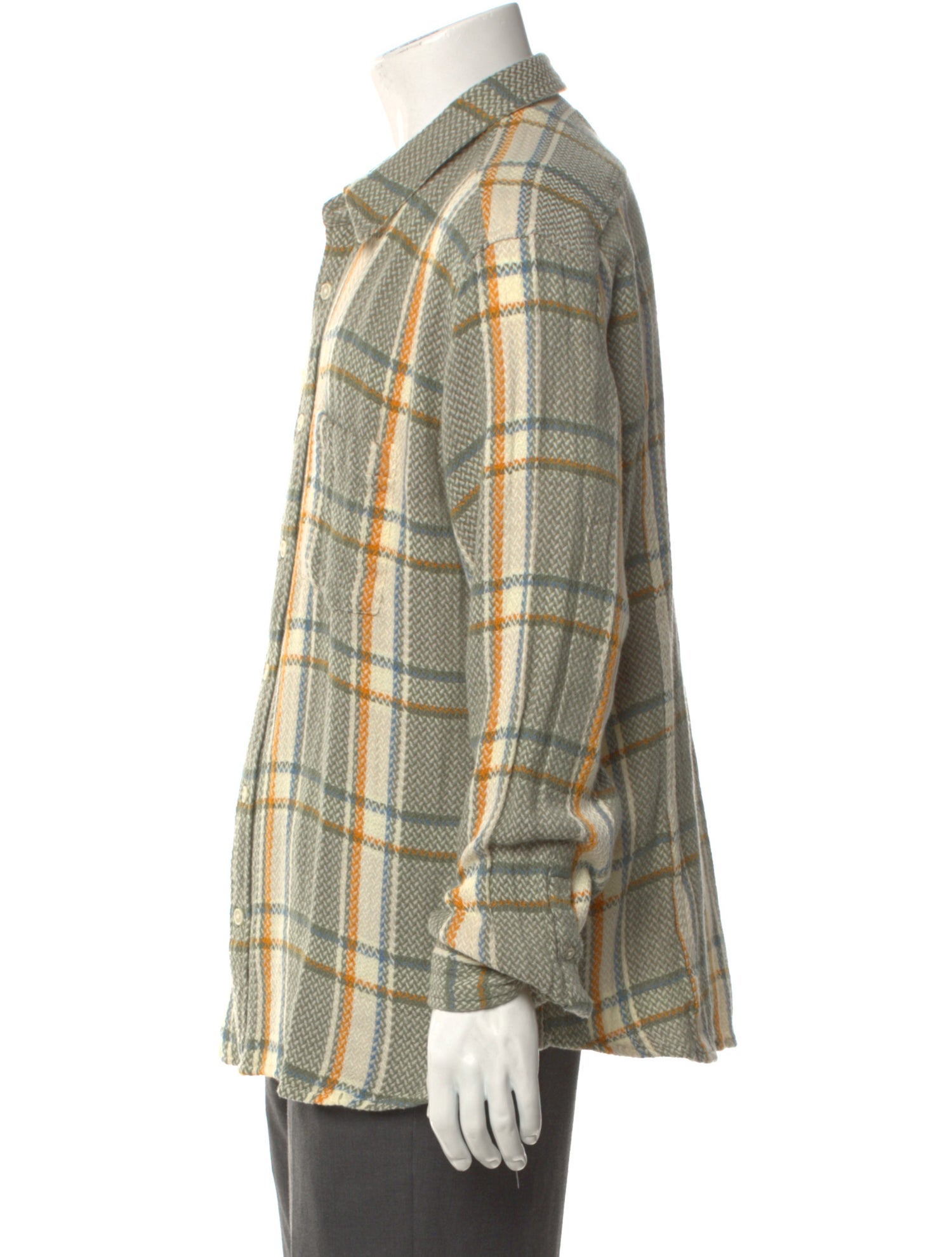 Corridor Plaid Print Long Sleeve Shirt