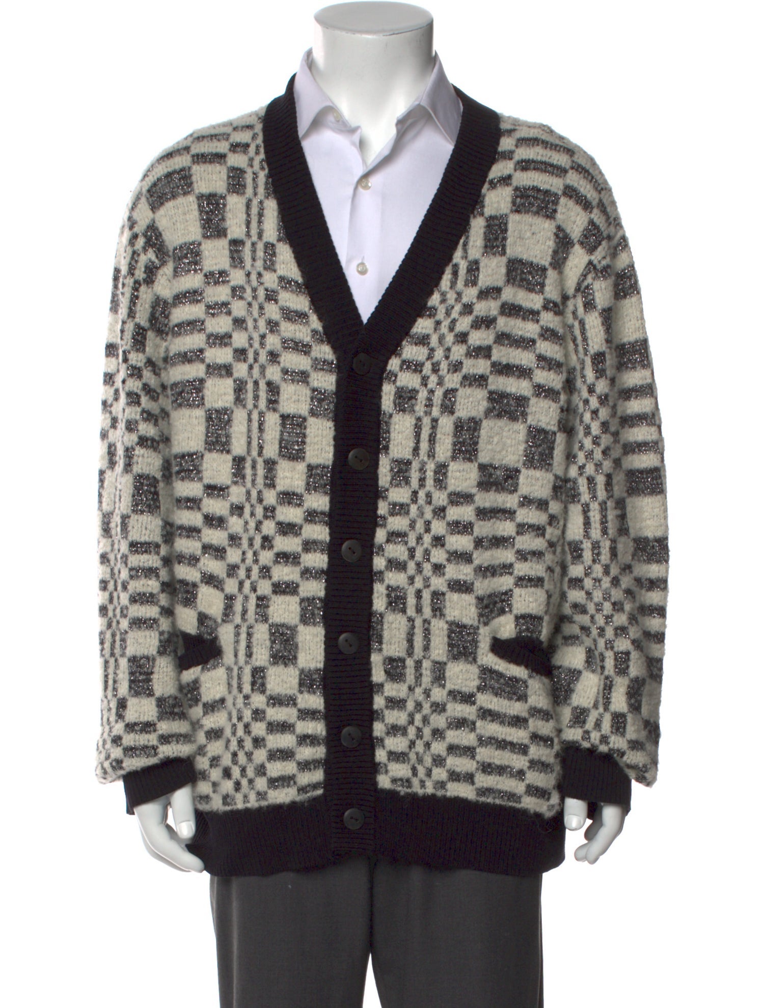Corridor Printed V-Neck Cardigan