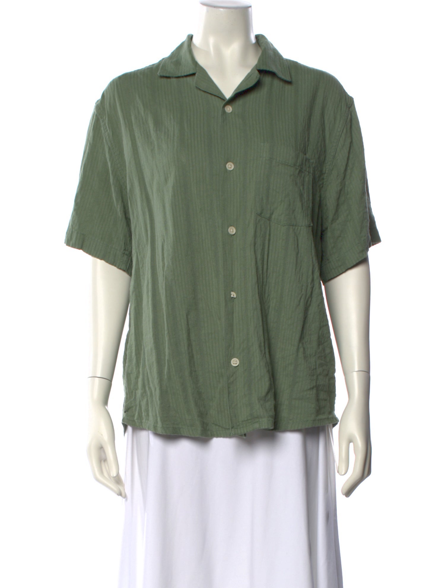 Corridor Short Sleeve Button-Up Top
