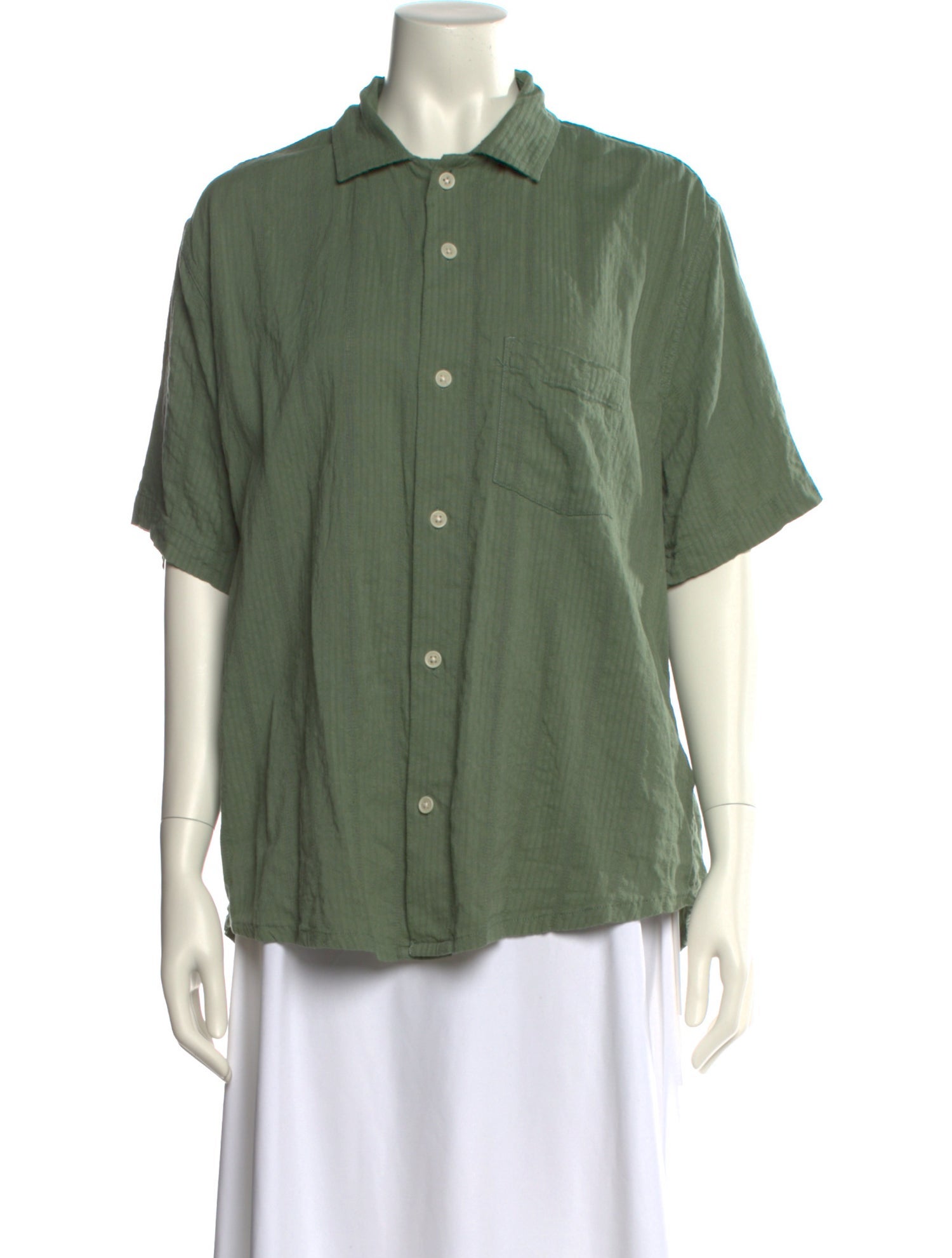 Corridor Short Sleeve Button-Up Top