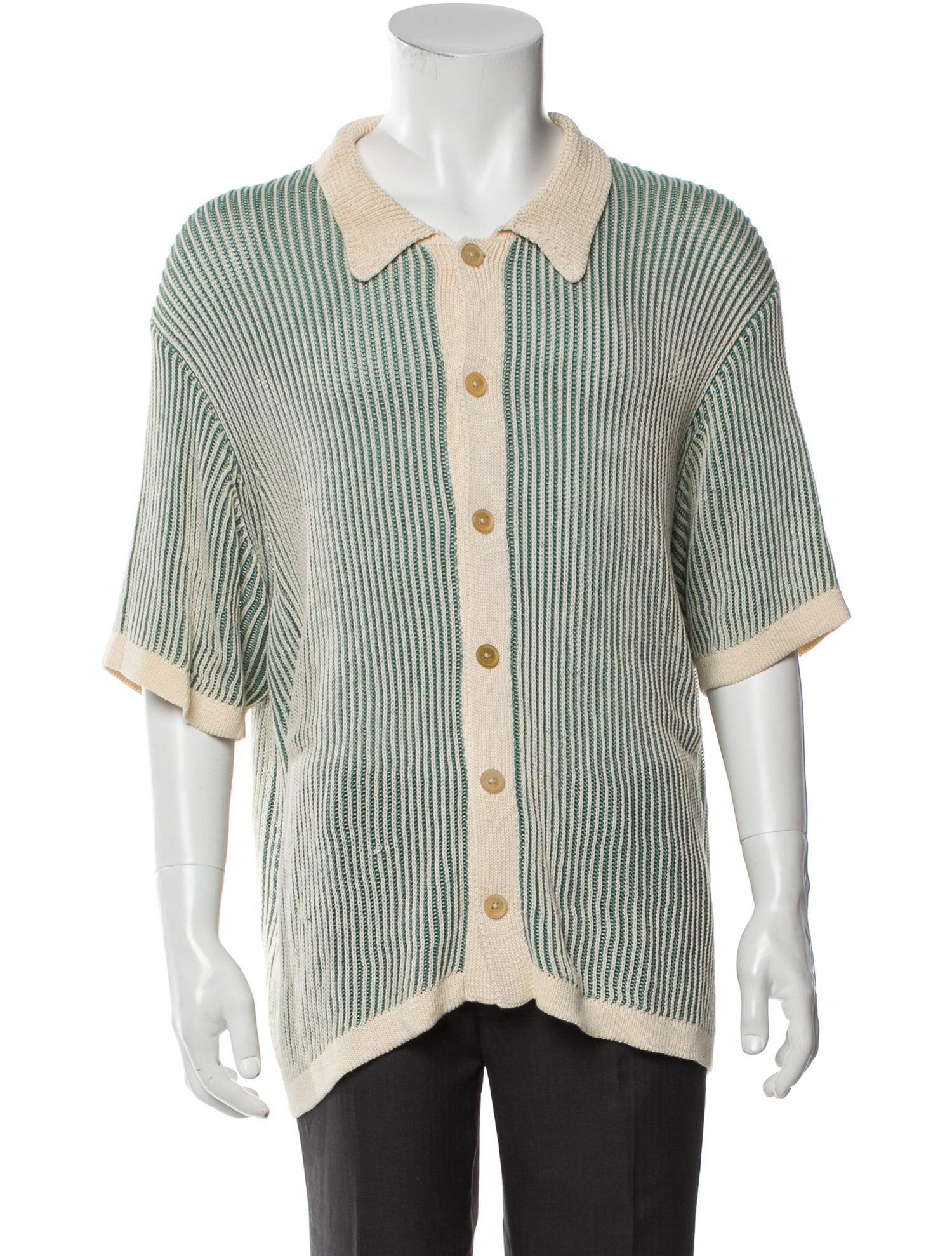 Corridor Striped V-Neck T-Shirt