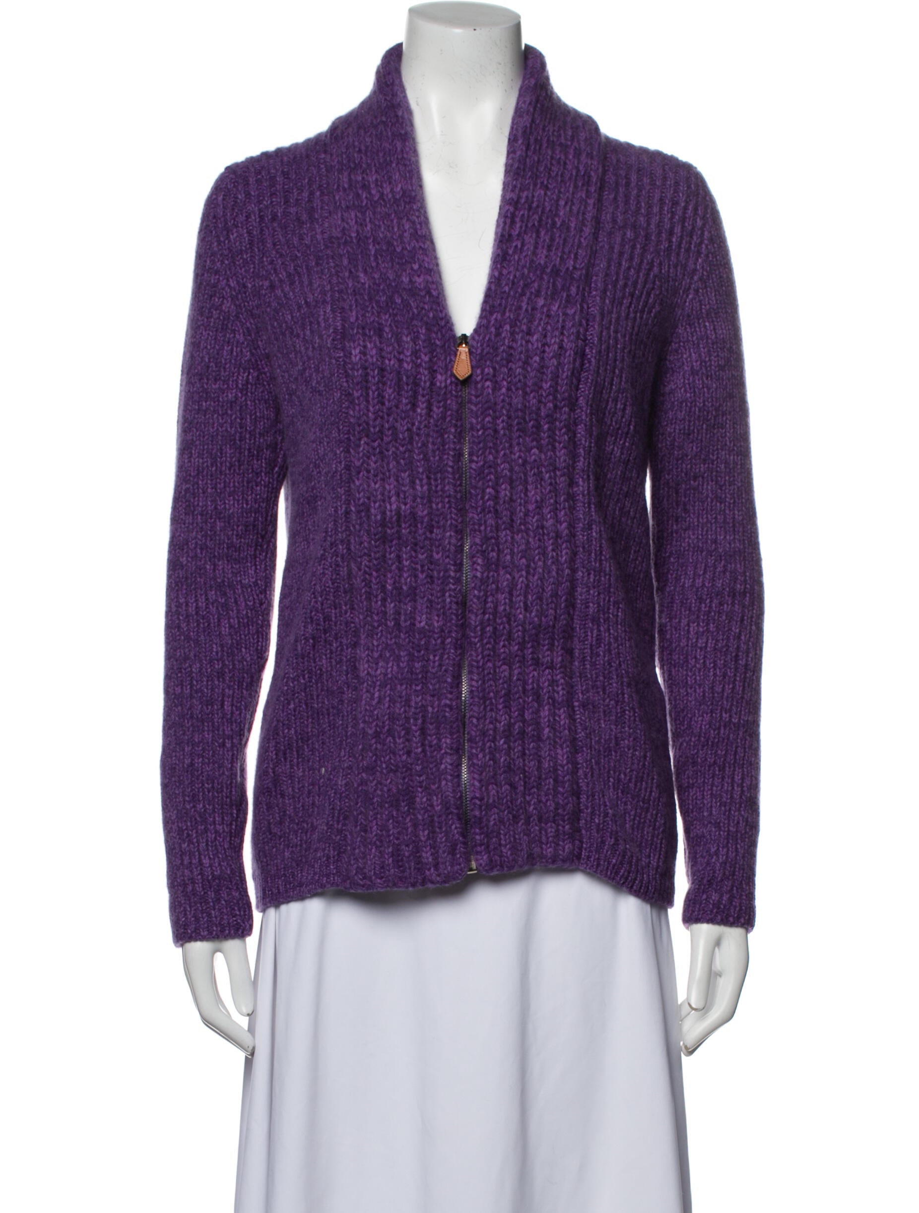 トップス Corgi Cashmere V-neck Sweater Corgi Cashmere V-Neck Sweater - Purple Knitwear, Clothing