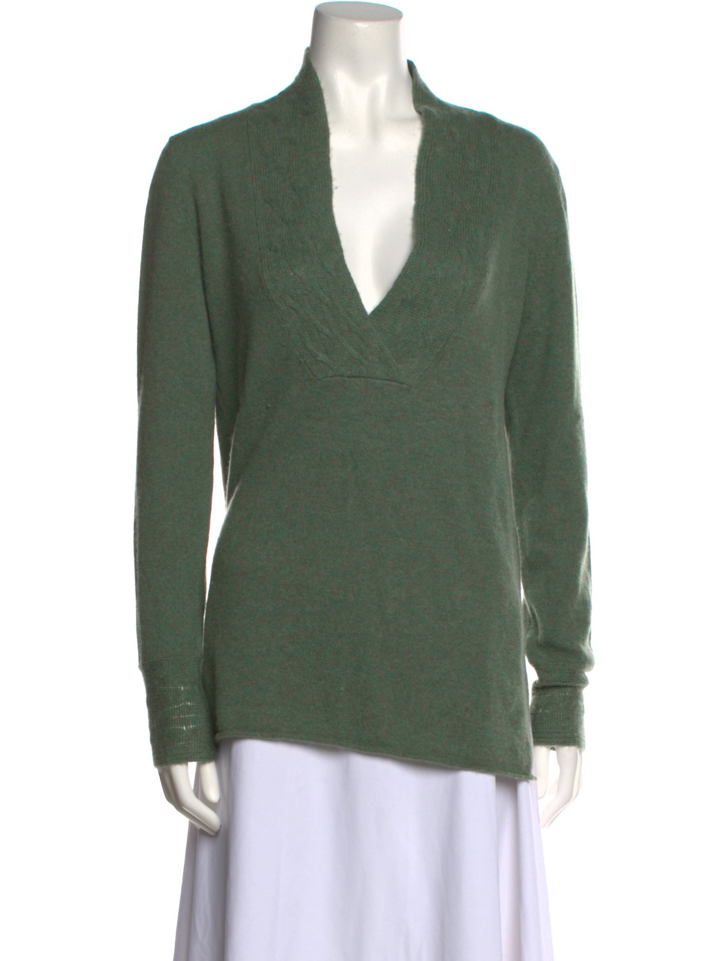 Cortland Park Cashmere V-Neck Sweater