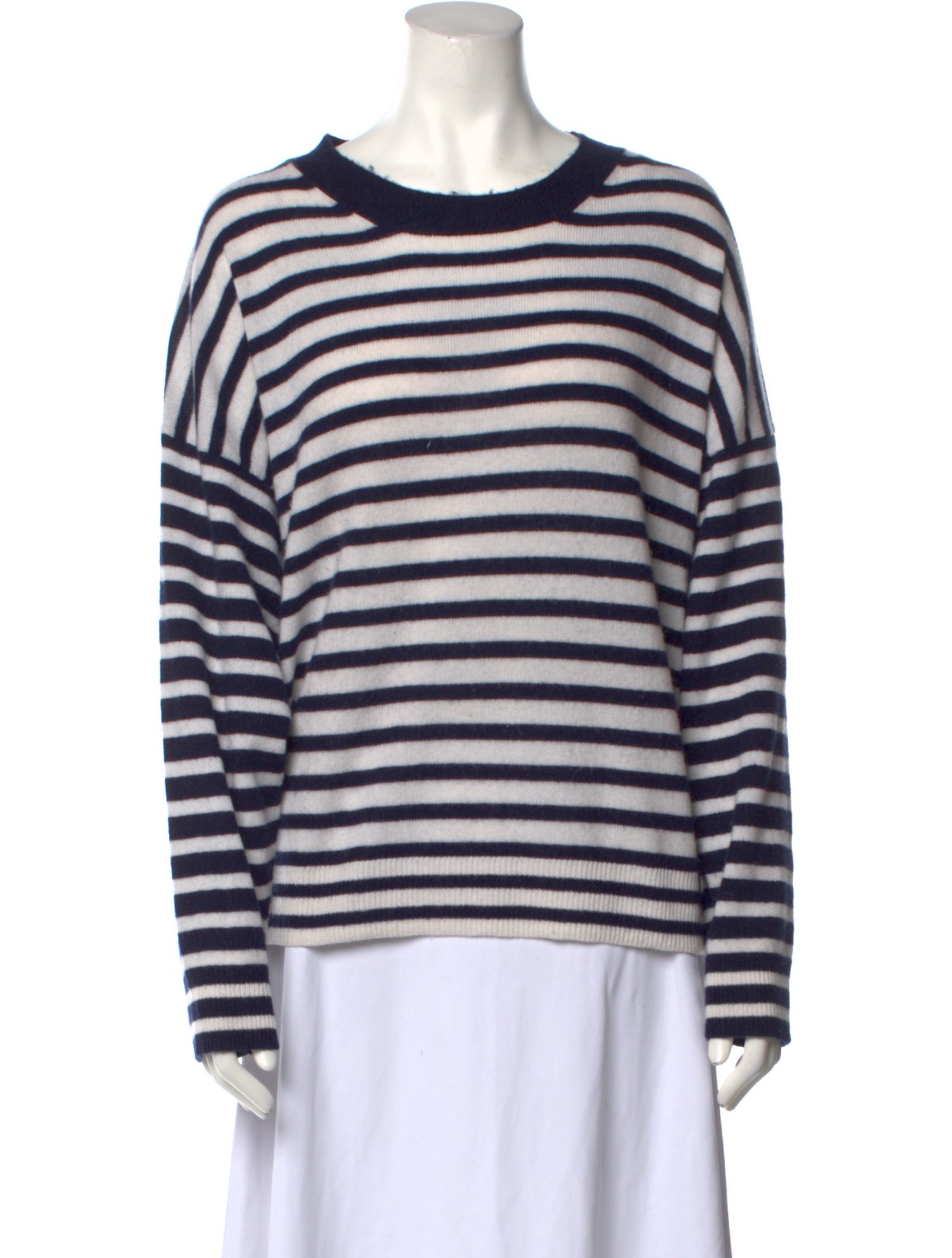 Cortland Park Cashmere Striped Sweater