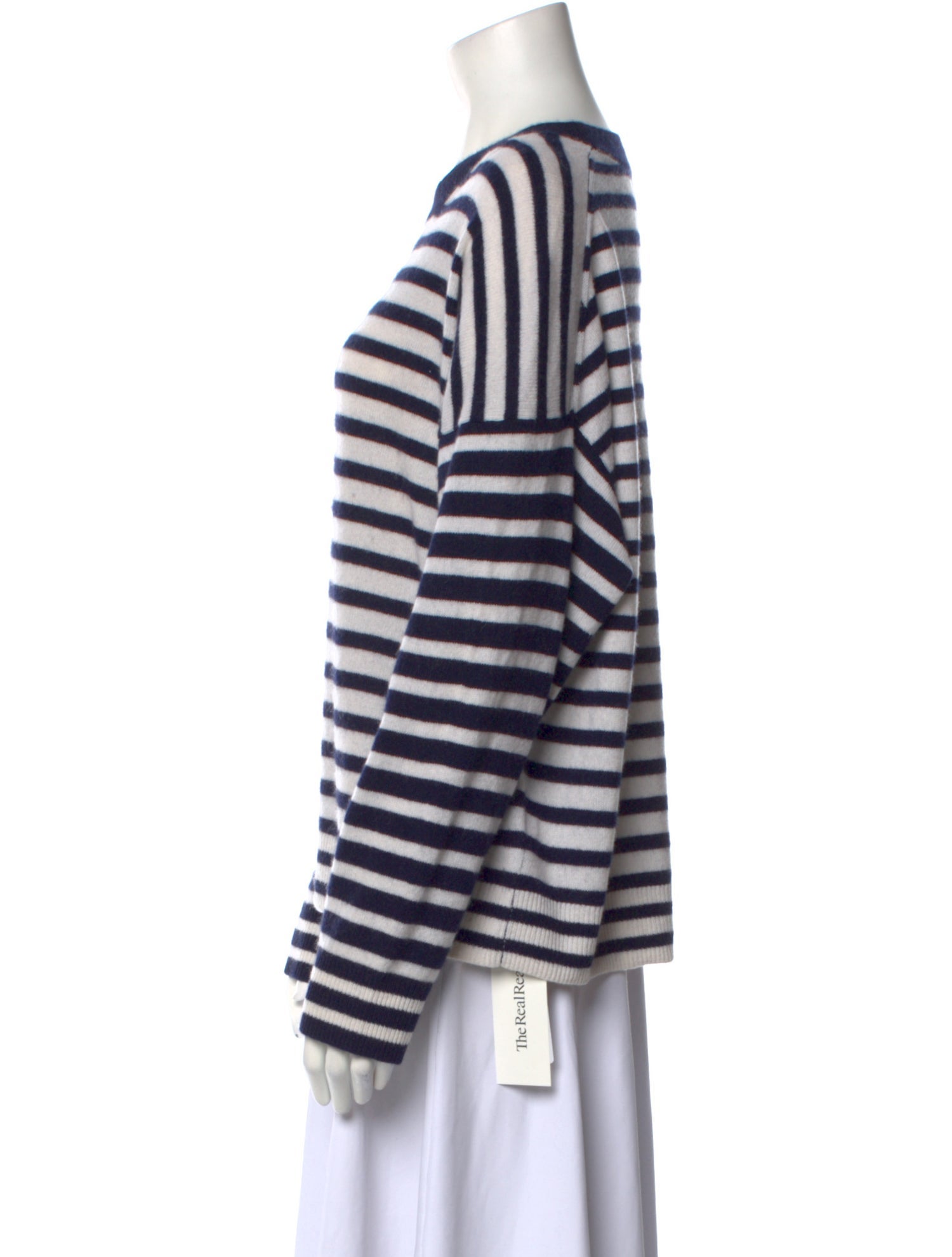 Cortland Park Cashmere Striped Sweater