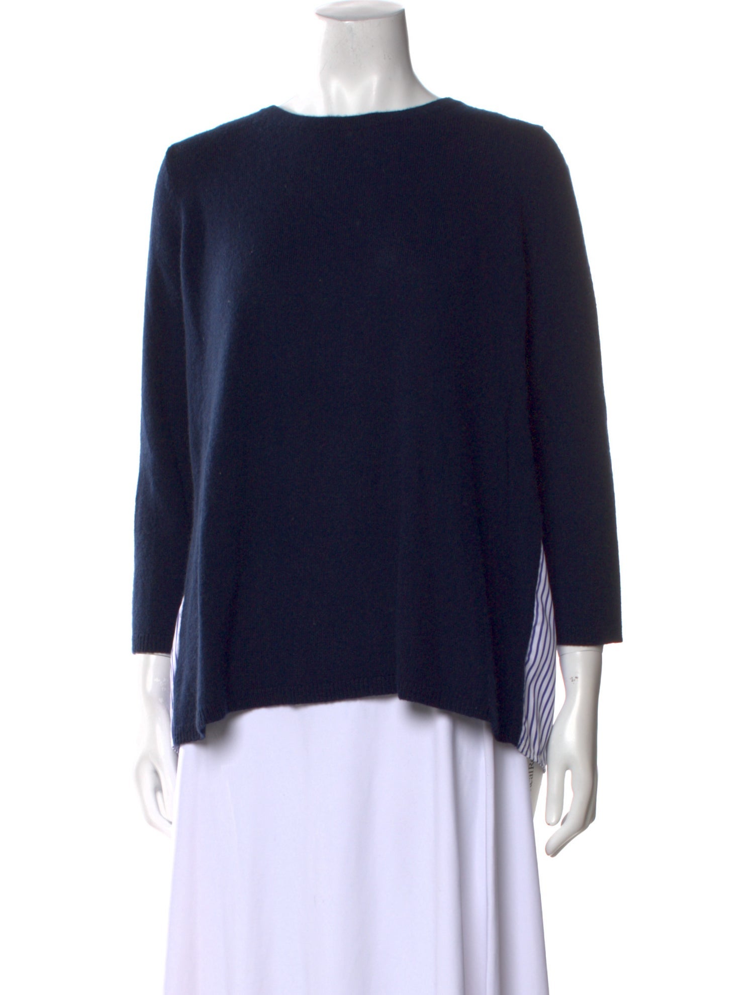 Cortland Park Cashmere Bateau Neckline Sweater