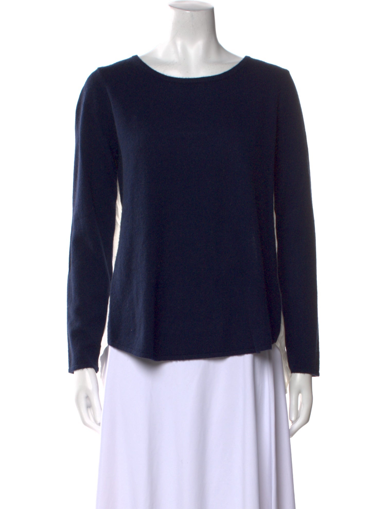 Cortland Park Cashmere Scoop Neck Sweater w/ Tags