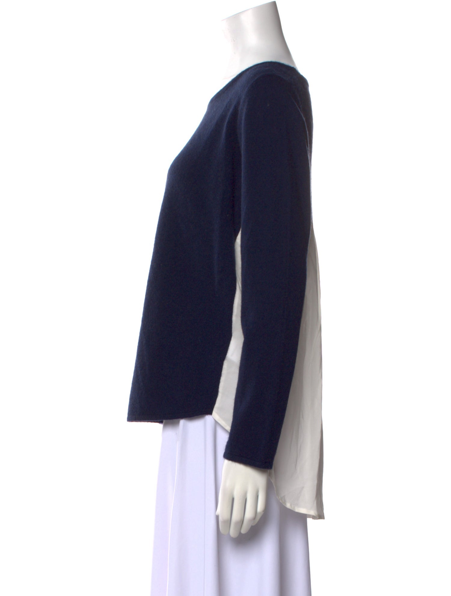 Cortland Park Cashmere Scoop Neck Sweater w/ Tags