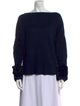 Cortland Park Cashmere Bateau Neckline Sweater