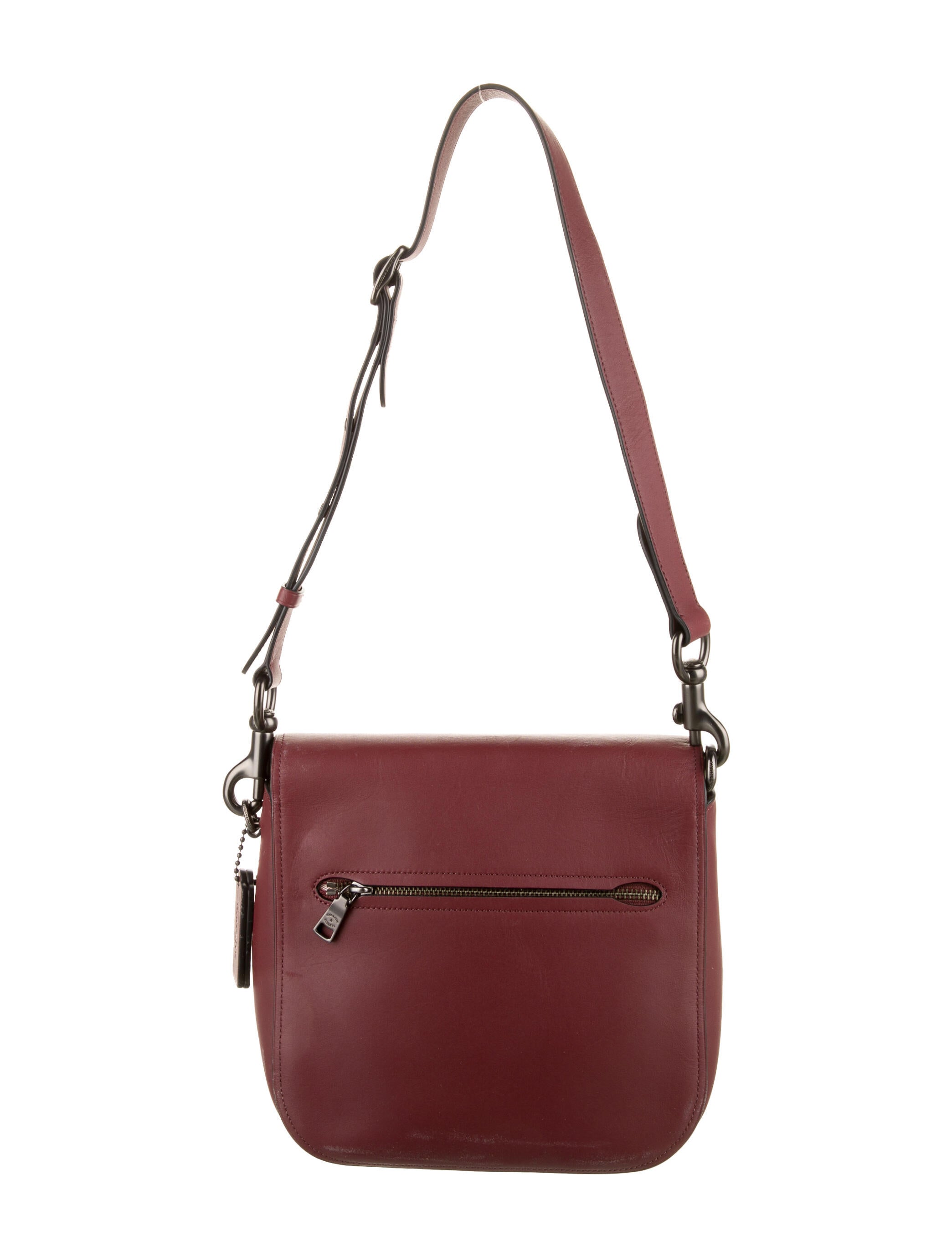 Coach x Rodarte Leather Courier Bag - Red Shoulder Bags, Handbags