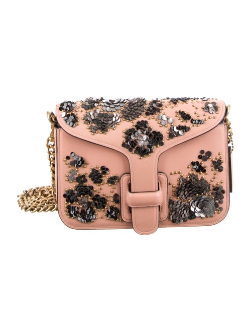 Coach x Rodarte Courier Embellished Shoulder Bag P