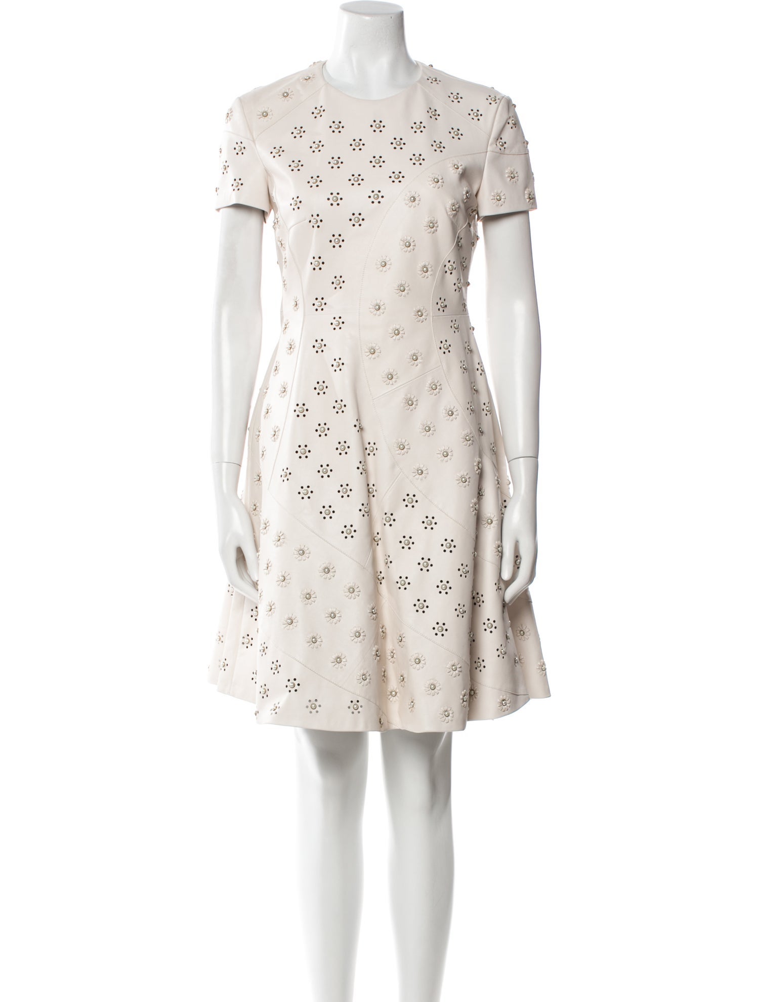 Coach x Rodarte Leather Knee-Length Dress