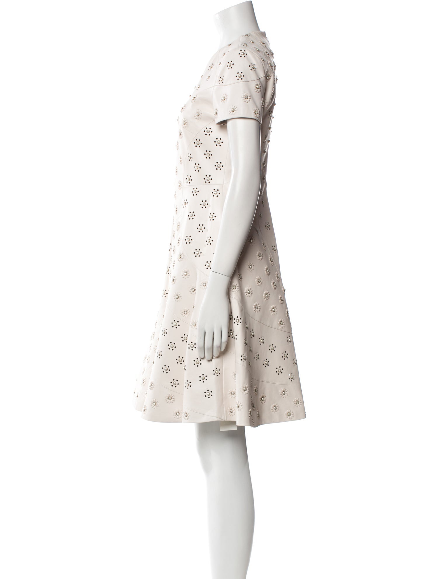 Coach x Rodarte Leather Knee-Length Dress