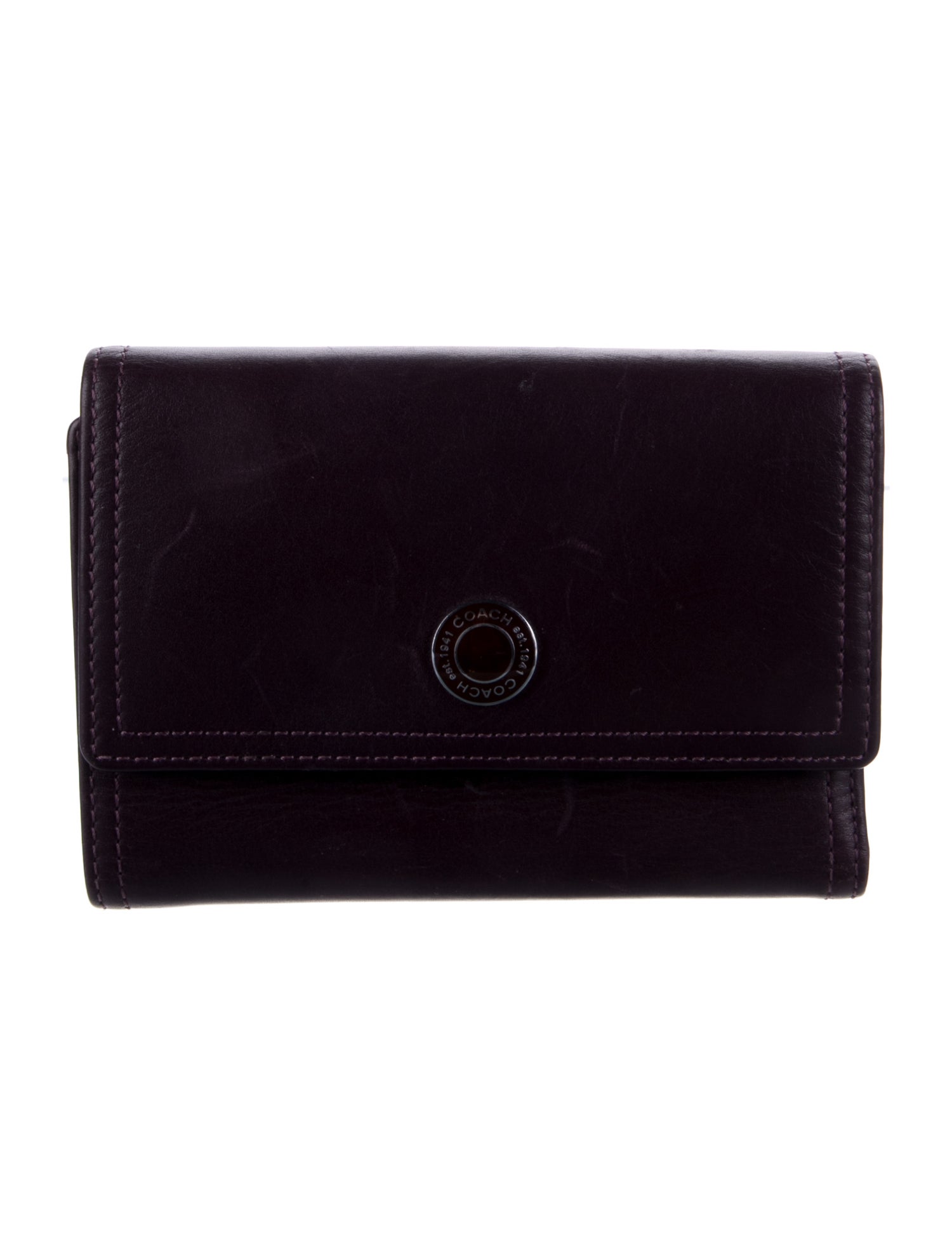 Coach x Rodarte Leather Trifold Wallet