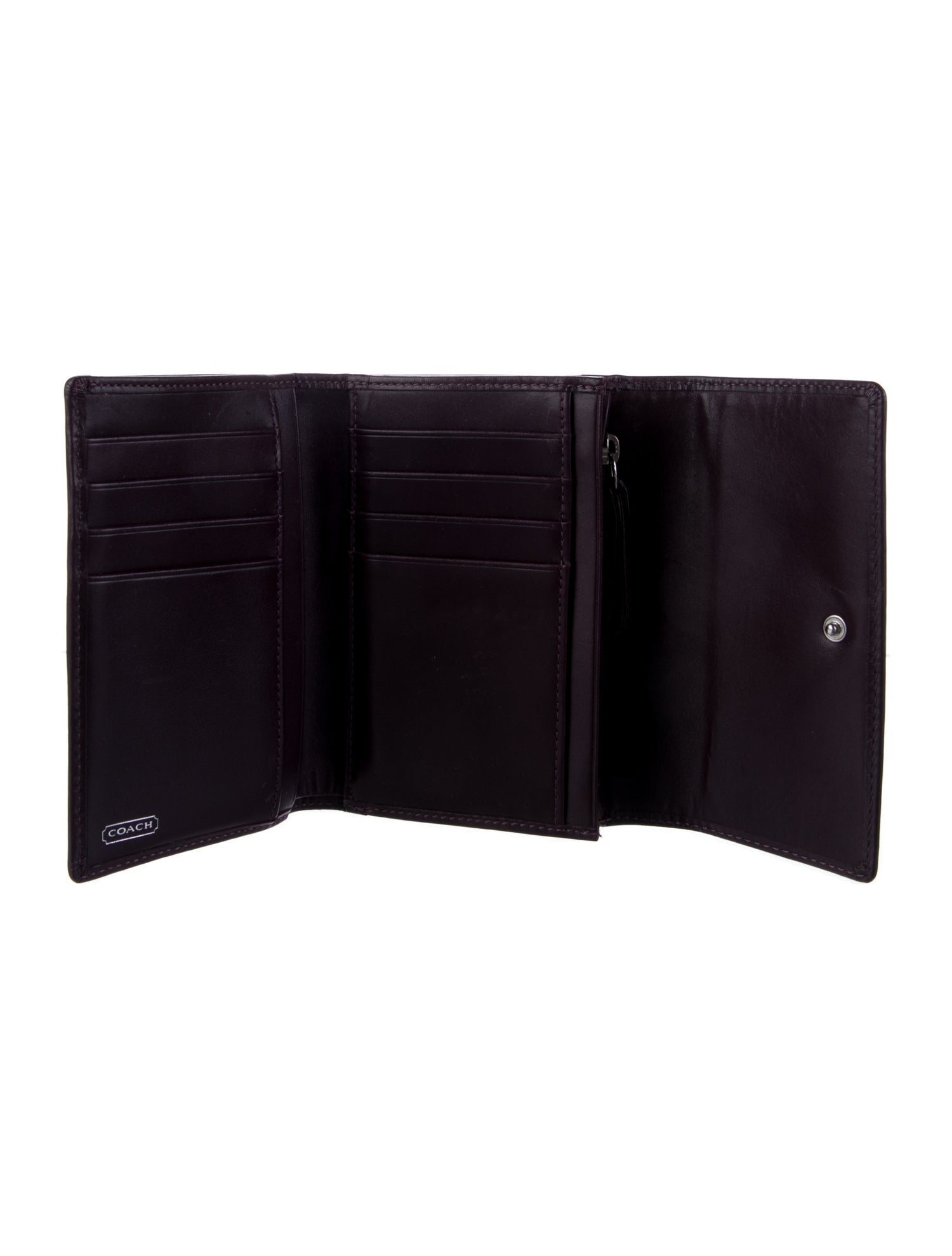 Coach x Rodarte Leather Trifold Wallet