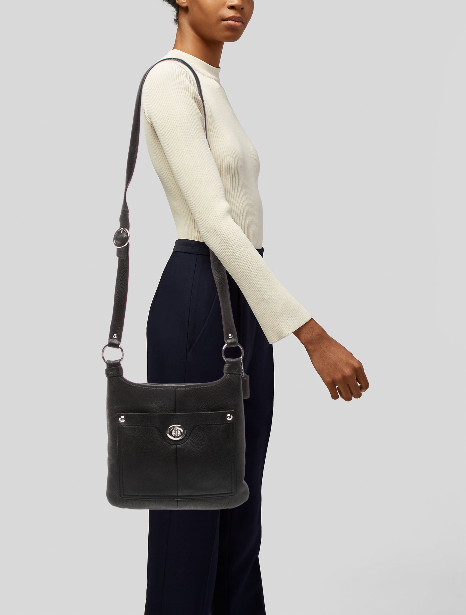 Coach x Rodarte Leather Messenger Bag