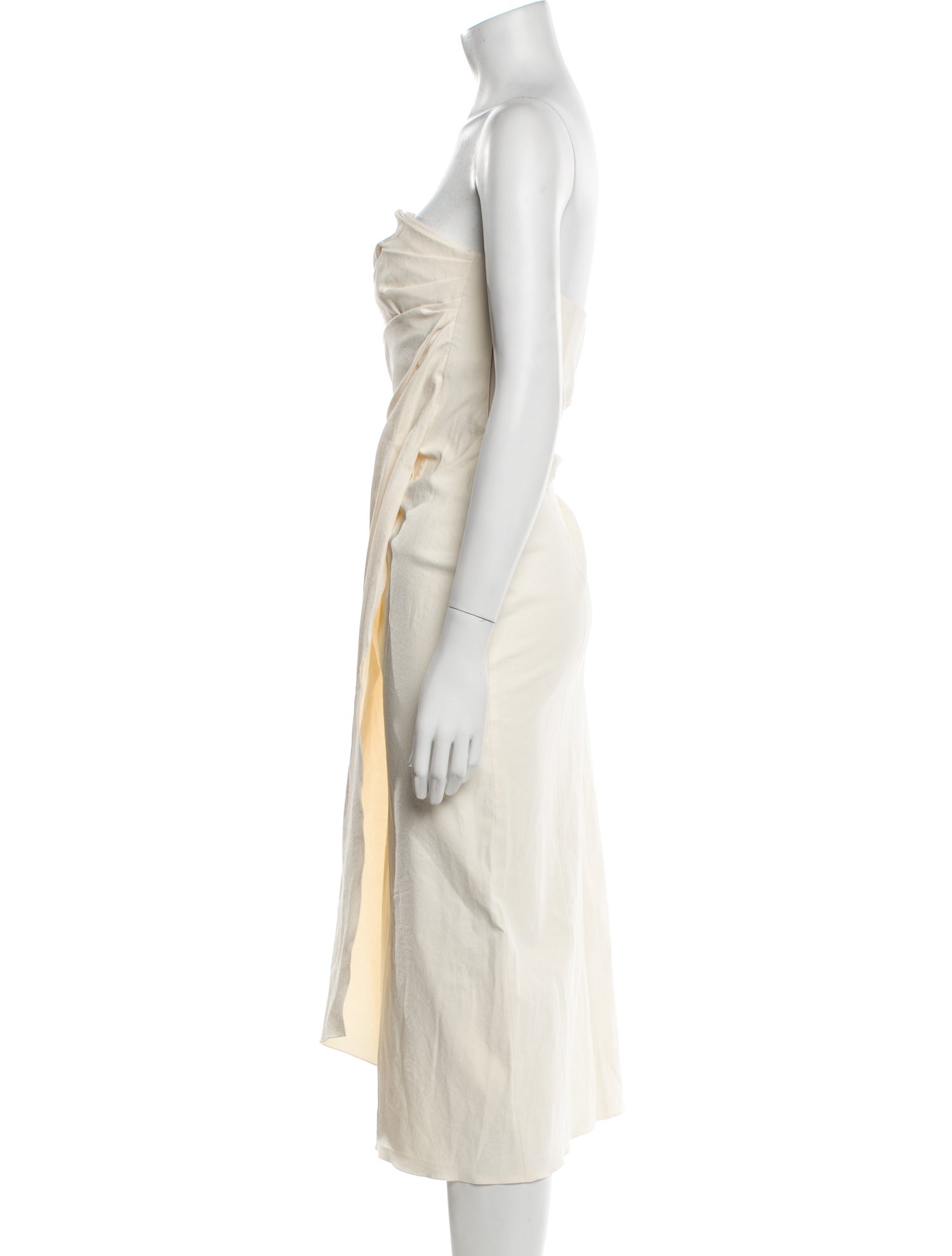 Cortana Strapless Knee-Length Dress