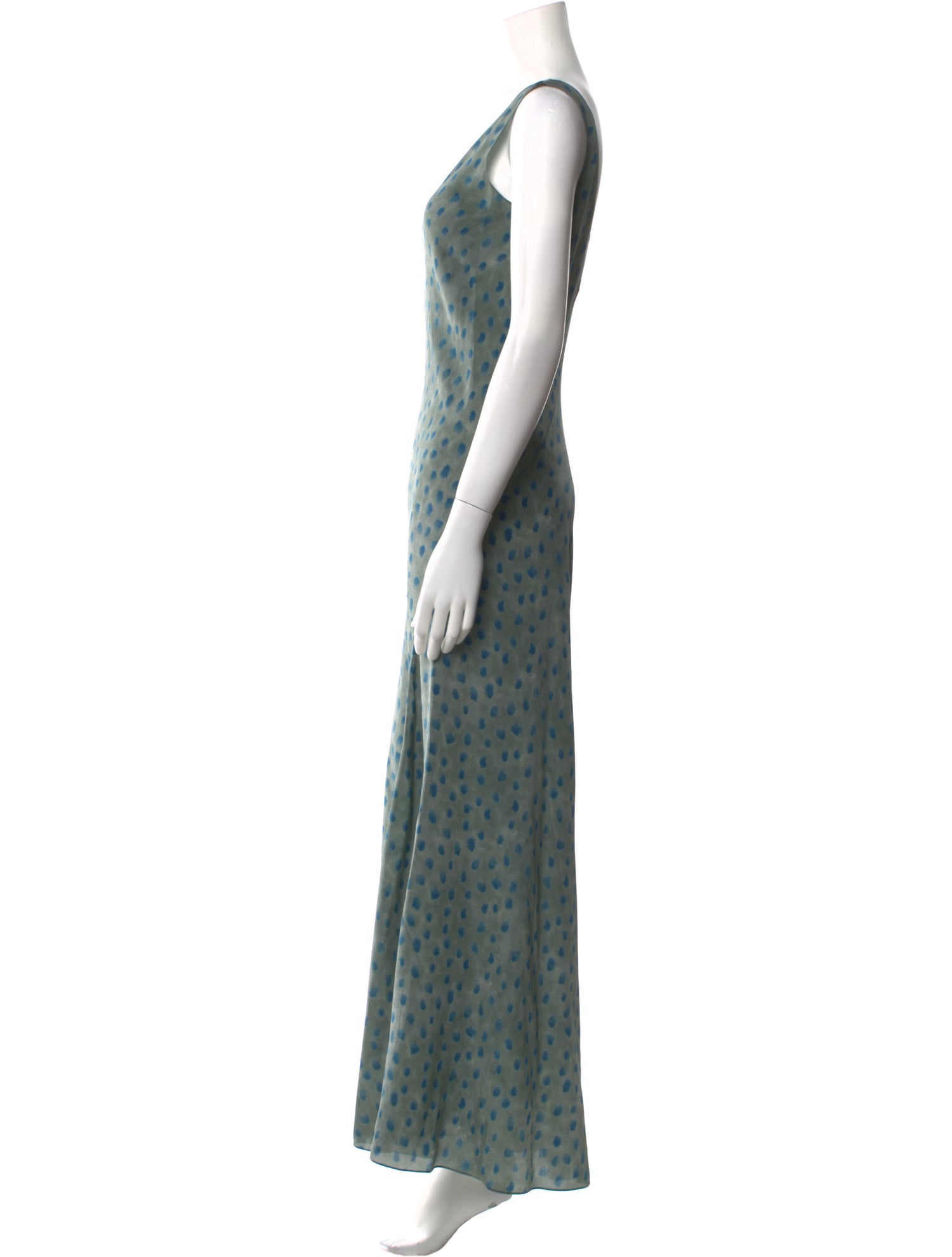 Cortana Silk Long Dress
