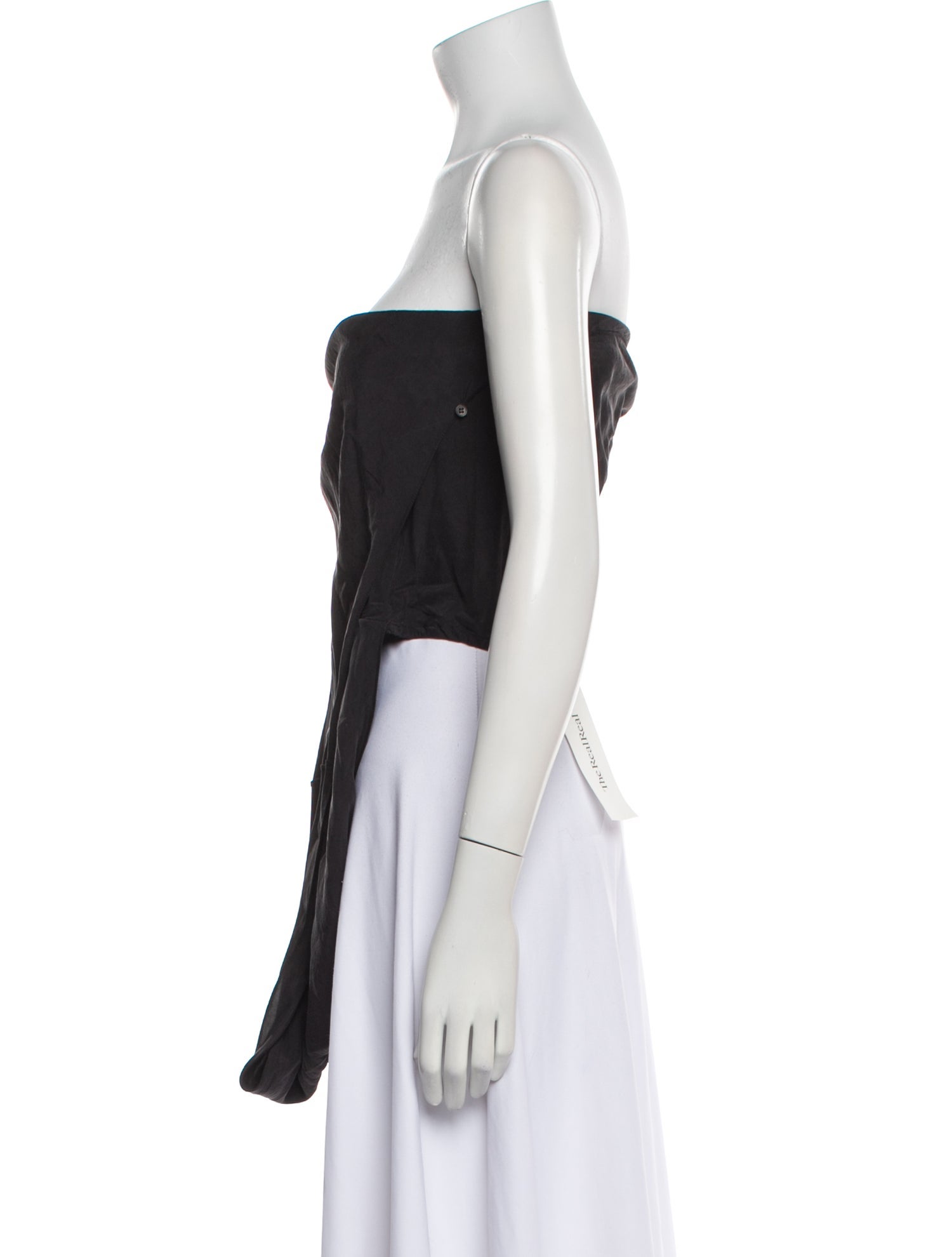 Cortana Silk Strapless Top