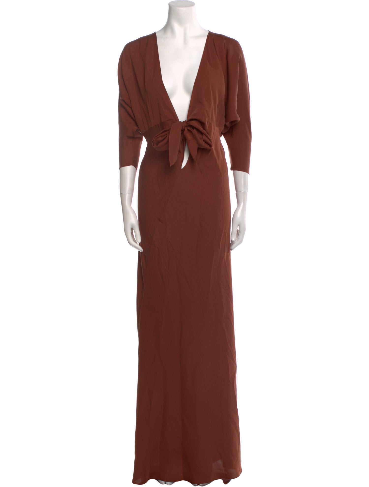 Cortana Silk Long Dress