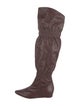 Cortana Leather Slouch Boots