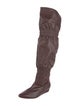 Cortana Leather Slouch Boots