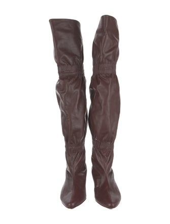 Cortana Leather Slouch Boots