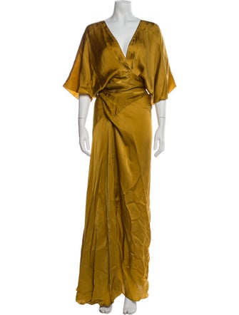 Cortana V-Neck Long Dress