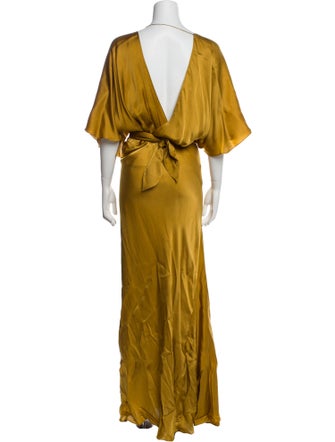 Cortana V-Neck Long Dress