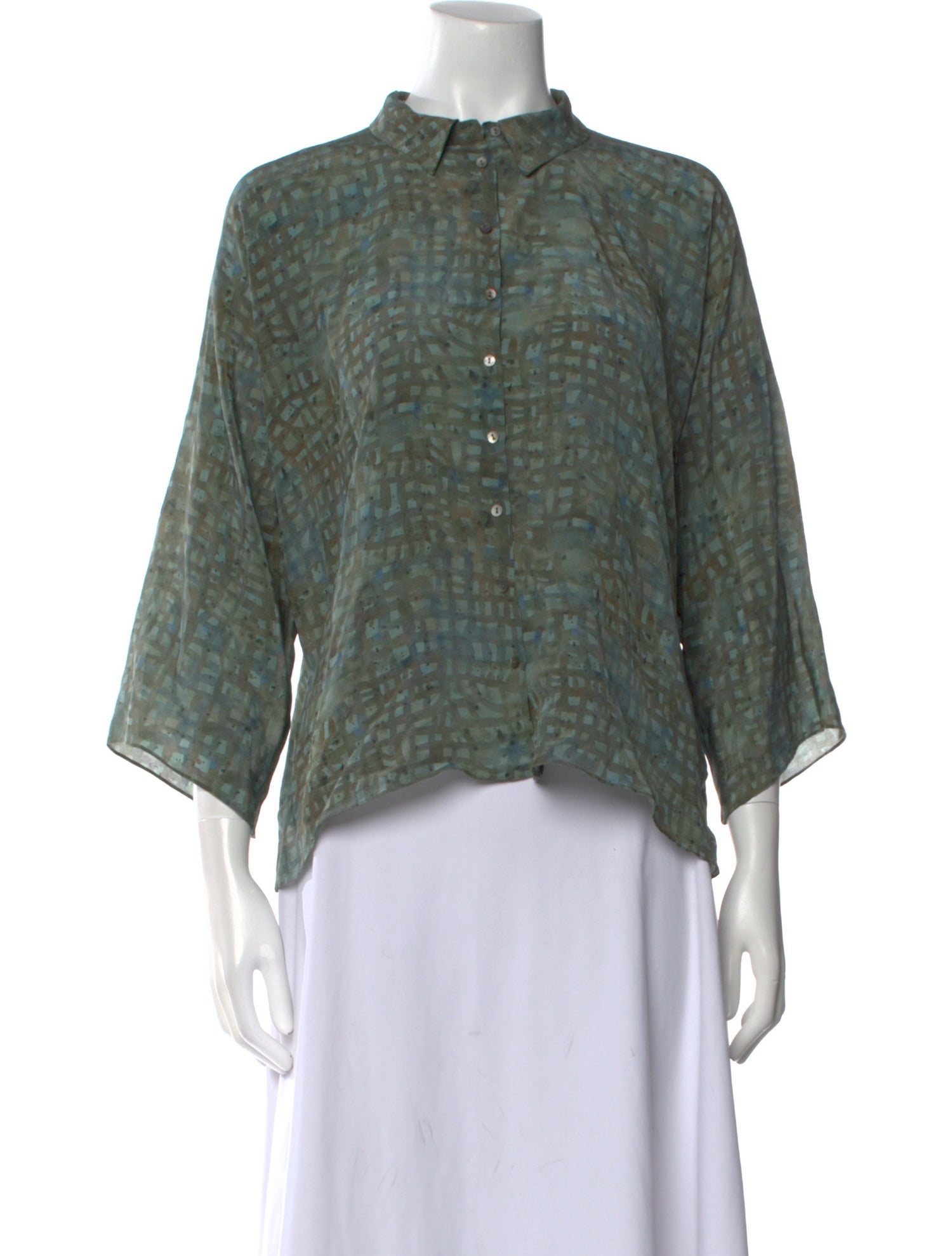 Cortana Silk Printed Blouse