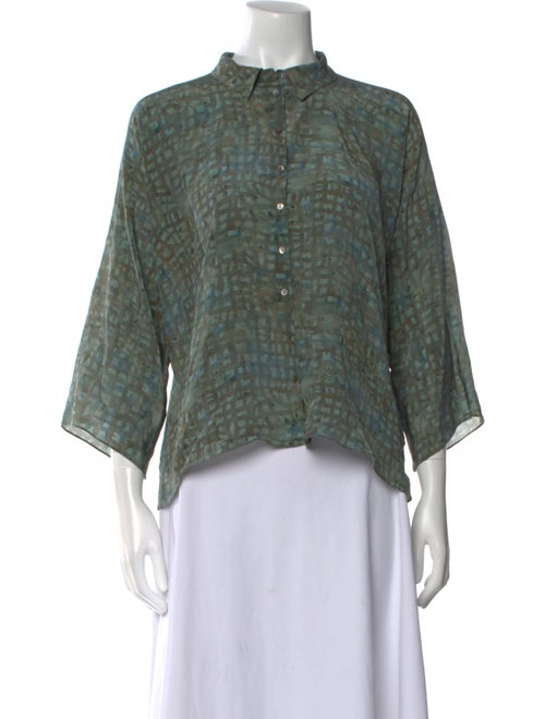 Cortana Silk Printed Blouse