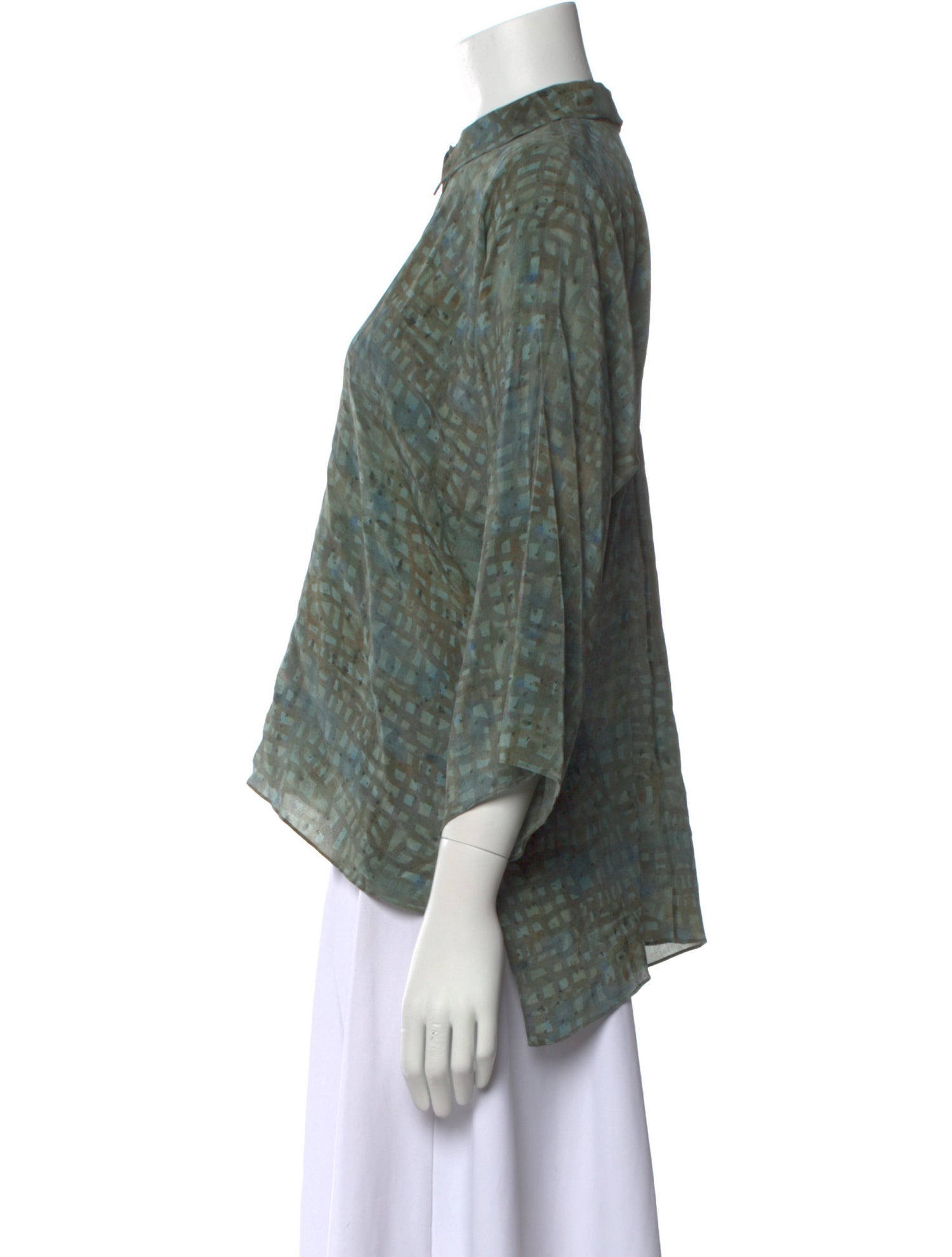 Cortana Silk Printed Blouse