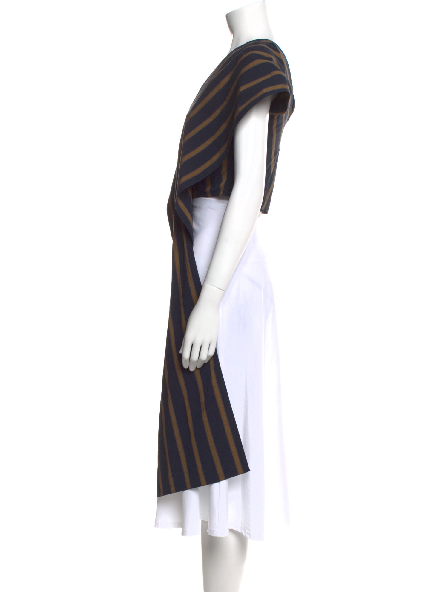 Cortana Striped V-Neck Tunic