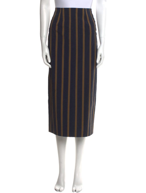 Cortana Striped Midi Length Skirt