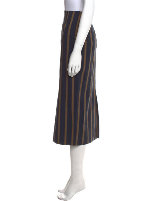 Cortana Striped Midi Length Skirt