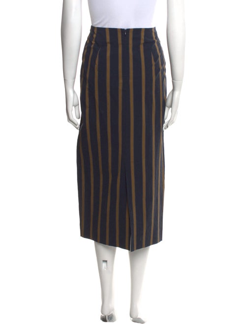 Cortana Striped Midi Length Skirt