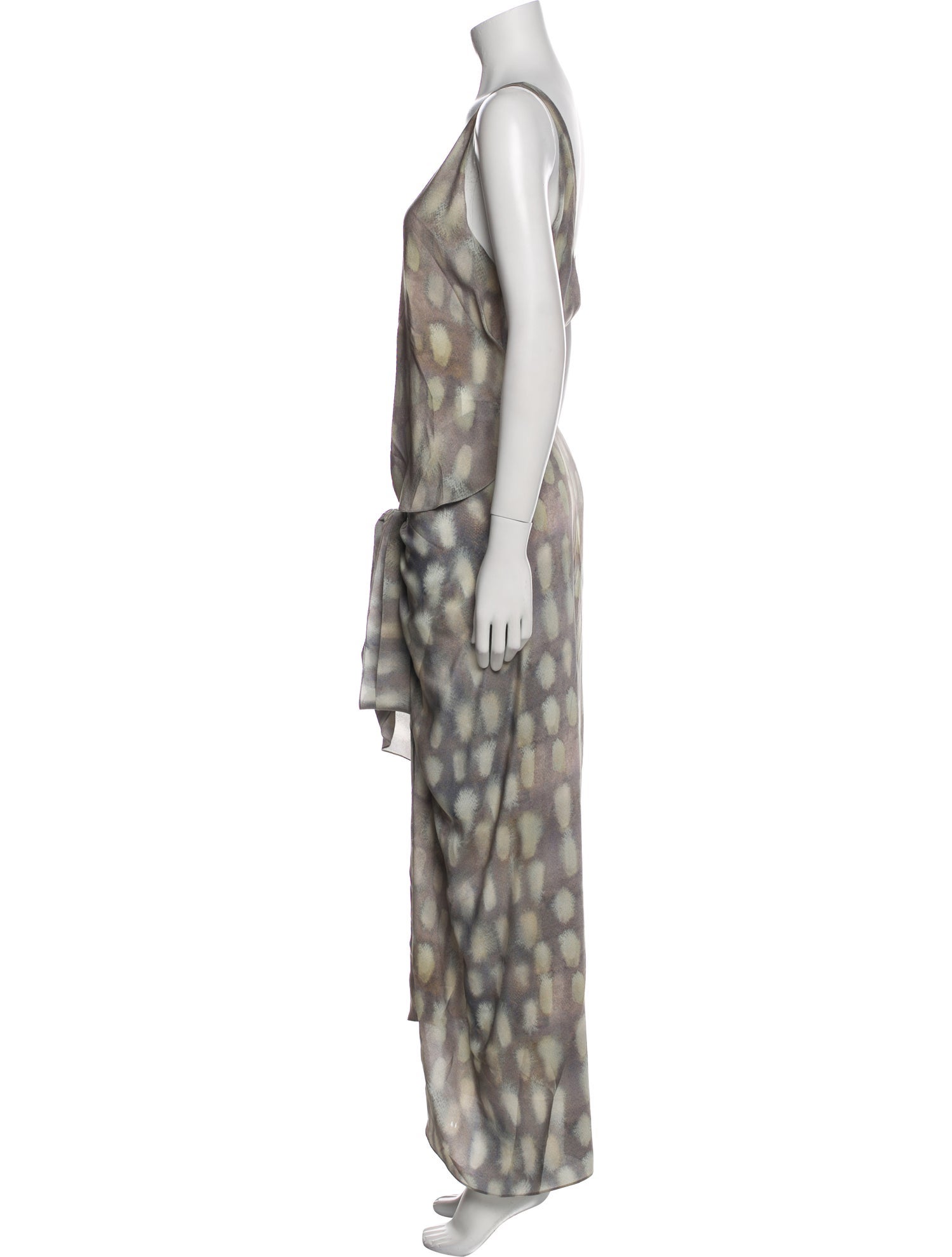 Cortana Silk Long Dress