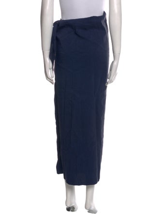 Cortana Linen Midi Length Skirt