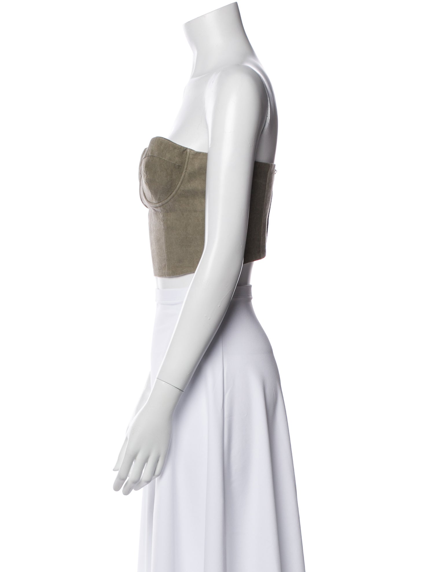 Cortana Strapless Crop Top