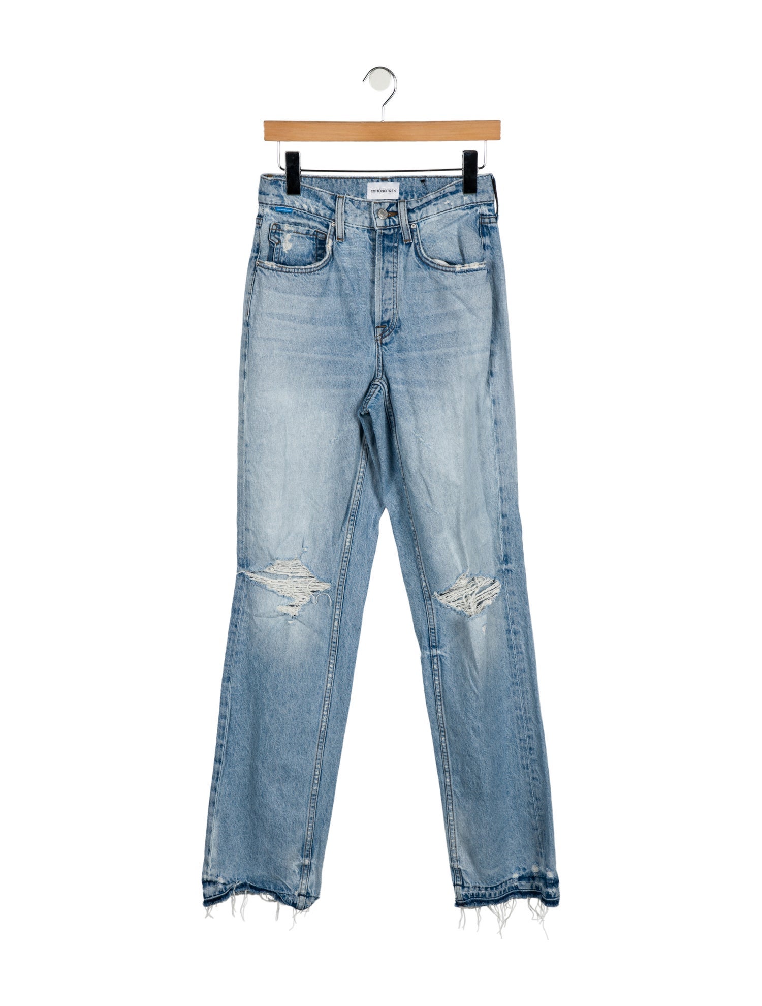 Cotton Citizen Mid-Rise Straight Leg Jeans