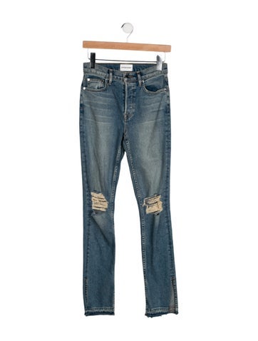 Cotton Citizen Jeans Mid-Rise Straight Leg XS